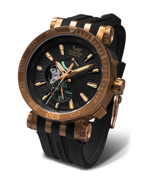Reloj Vostok Hombre YN84-575O540 Piel Marrón Bronce Automático