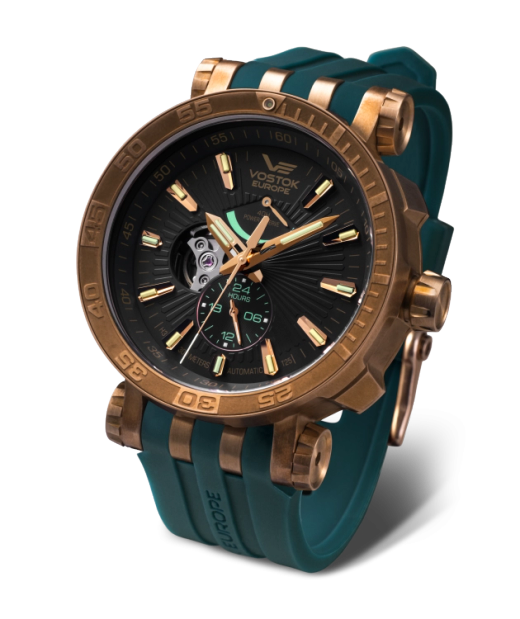 Reloj Vostok Hombre YN84-575O540 Piel Marrón Bronce Automático