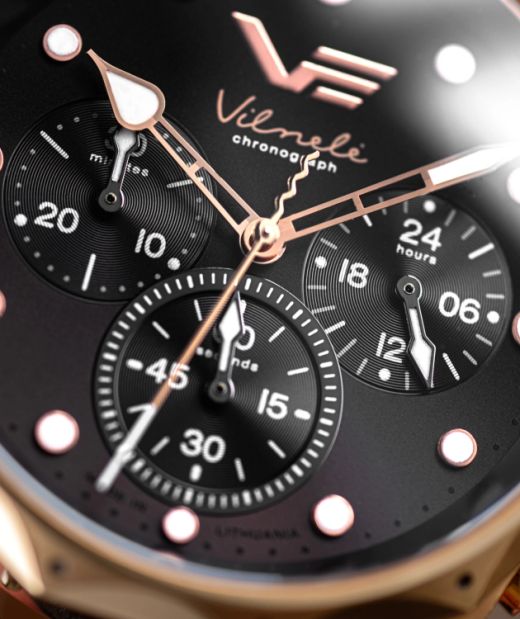 Reloj Vostok Mujer JS20-125B751 Cronógrafo Acero Rose Analógico