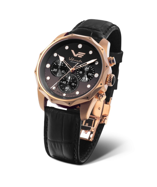 Reloj Vostok Mujer JS20-125B751 Cronógrafo Acero Rose Analógico