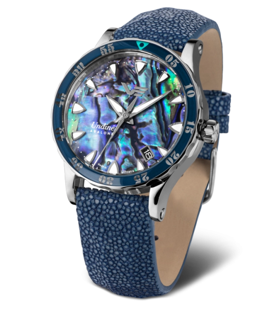Reloj Vostok Mujer NH35-515A757 Piel Azul Acero Automático