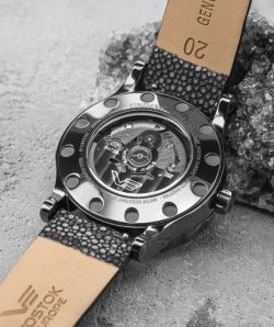 Reloj Vostok Mujer NH72-515D766 Piel Negra Acero Automático