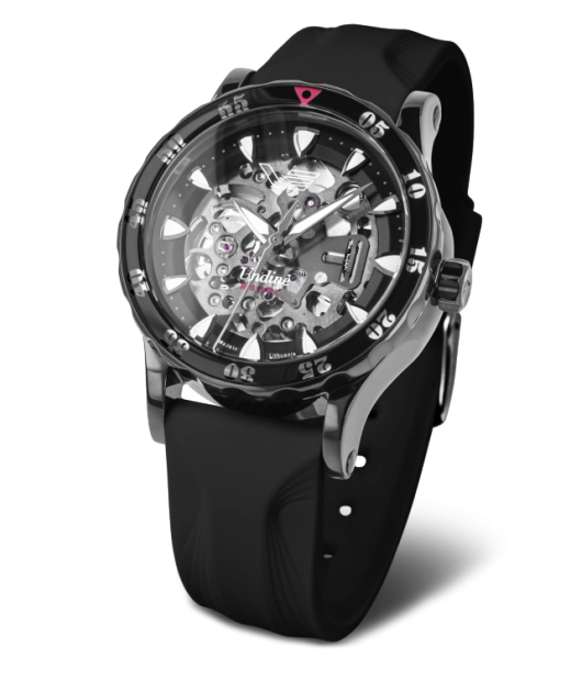 Reloj Vostok Mujer NH72-515D766 Piel Negra Acero Automático