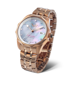 Reloj Vostok Mujer VS42-125B754 Acero Rose Solar