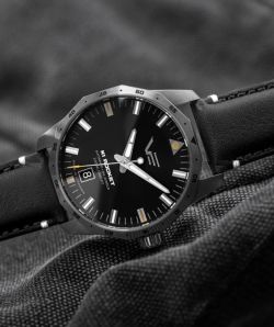Reloj Vostok NH35-125A747 Piel Negra Acero Automático