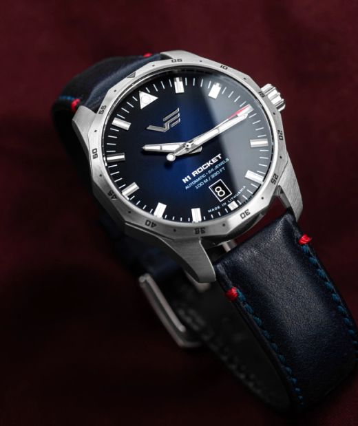 Reloj Vostok NH35-125A748 Piel Azul Acero Automático