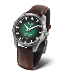 Reloj Vostok NH35-125A749 Piel Marrón Acero Automático