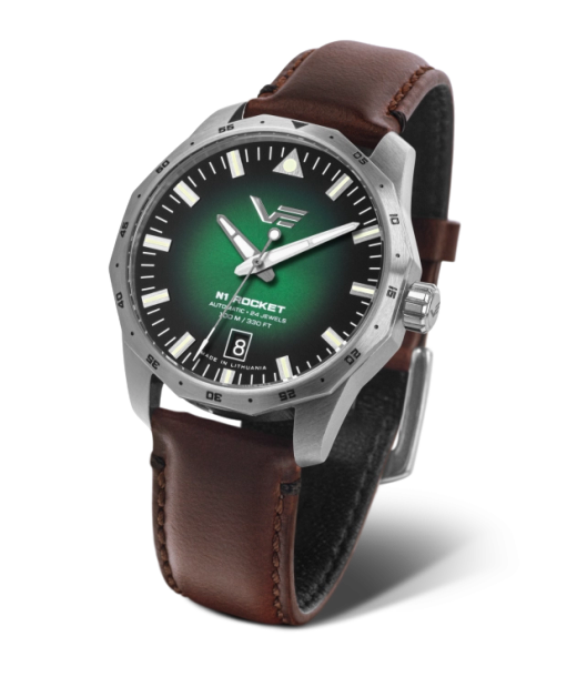 Reloj Vostok NH35-125A749 Piel Marrón Acero Automático