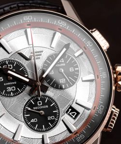 Reloj Vostok VK68-561B785 Piel Marrón Cronógrafo Acero Analógico