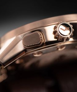 Reloj Vostok VK68-561B785 Piel Marrón Cronógrafo Acero Analógico