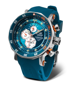 Reloj Vostok YM86-620A636 Piel Marrón Cronógrafo Acero Analógico