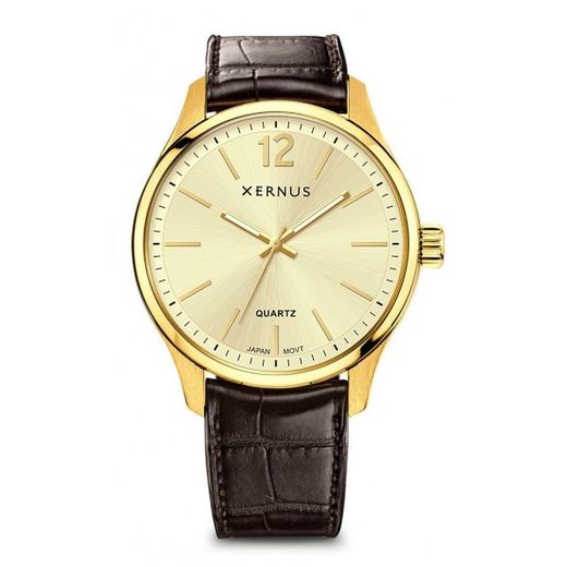 Relógio Masculino Xernus XE2001-3 Couro Marrom