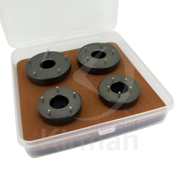 Set Acero 043045 Surtido 4 Tases Fondos Tipo Omega