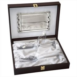 Set Bandeja+Copas Conmemorativo LU8155A Alianzas