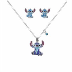 Set Collar Pendientes Stitch Bronce BC0005ST Disney