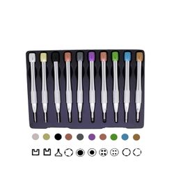 Juego Destornilladores Acero 1.40-3.00mm 45119 (10) Unidades Especiales (Hublot, Bvlgari, RX, Carl F. Bucherer, Richard Mille y Audemars Piguet)