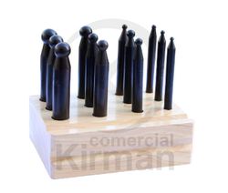 Set Embutidores Acero 95mm 28142 (12) Unidades De 2,75-11mm