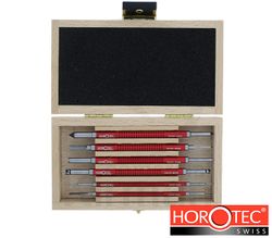 Set Fresas Horotec Acero 55127 (6) Unidades Dobles Para Desbarbar/Biselar