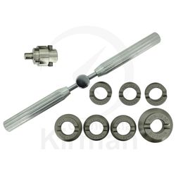 Set Llave Acero 18.50-36.50mm 48118 (7) Unidades Abrir-Cerrar Fondos Tipo RX + Herramienta