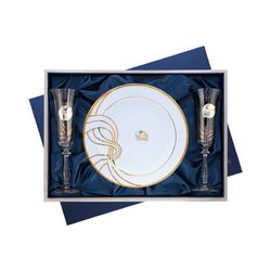 Set Plato+Copas Conmemorativo GA4312C Alianzas 50 Años