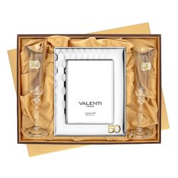 Set Portafoto+Copas Conmemorativo 18x24cm GA52140/5LC 50 Años