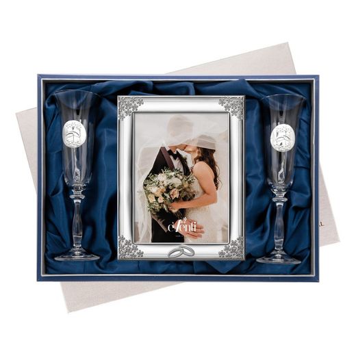 Anniversary Cup Photo Frame Set 13x18cm GA9250/13A Wedding Rings