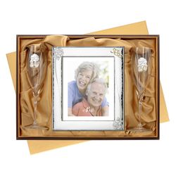 Set Portafotos+Copas Conmemorativo 15x20cm EV9153/03C Alianzas 50 Años