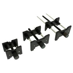 Set Portamáquina Acero/Aluminio 48188 (3) Unidades Reversibles