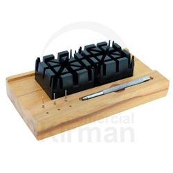 Set Útil Acero/Madera 152x82x23mm 44002 Soporte Sacar/Colocar Pasadores De Armis + (6) Pernos