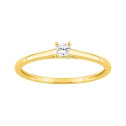 Solitario Oro 9kts Argyor-MRM (9)9KLGD021Y Diamante F-VS. SYNT 0.10CT