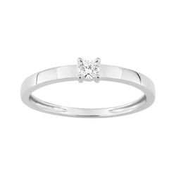 Solitario Oro Blanco 9kts Argyor-MRM (9)9KLGD026W Diamante F-VS. SYNT 0.10CT