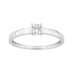 Solitario Oro Blanco 9kts Argyor-MRM (9)9KLGD028W Diamante F-VS. SYNT 0.20CT