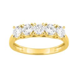 Sortija Oro 9kts Argyor-MRM (9)9KLGD004Y 5 Diamantes F-VS. SYNT 1.00CT