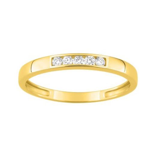 Sortida Or 9kts Argyor-MRM (9)9KLGD010Y 5 Diamants F-VS. SYNT 0.15CT