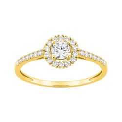 Sortija Oro 9kts Argyor-MRM (9)9KLGD031Y Diamantes F-VS. SYNT 0.40CT