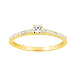 Sortija Oro 9kts Argyor-MRM (9)9KLGD071Y Diamantes F-VS. SYNT 0.22CT