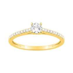 Sortija Oro 9kts Argyor-MRM (9)9KLGD073Y Diamantes F-VS. SYNT 0.32CT