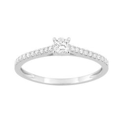 Sortija Oro Blanco 9kts Argyor-MRM (9)9KLGD072W Diamantes F-VS. SYNT 0.27CT