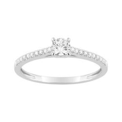 Sortija Oro Blanco 9kts Argyor-MRM (9)9KLGD073W Diamantes F-VS. SYNT 0.32CT