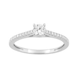 Sortija Oro Blanco 9kts Argyor-MRM (9)9KLGD074W Diamantes F-VS. SYNT 0.37CT