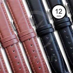 Surtido Correa Reloj Polipiel 12mm 134912 (10) Unidades Palencia Marrón-Negra Cierre Hebilla