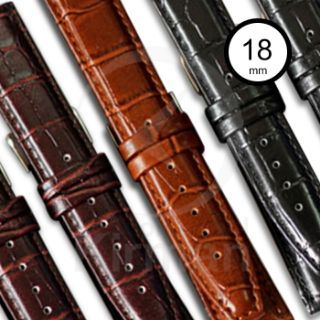 Surtido Correa Reloj Polipiel 18mm 134818 (10) Unidades Palencia Coco Marrón Claro/Negra/Marrón Cierre Hebilla