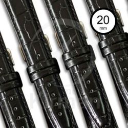 Surtido Correa Reloj Polipiel 20mm 134134N (10) Unidades Palencia Coco Negra Cierre Hebilla