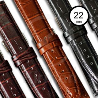 Surtido Correa Reloj Polipiel 22mm 134822 (10) Unidades Palencia Coco Marrón Claro/Negra/Marrón Cierre Hebilla