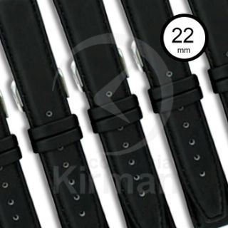 Surtido Correa Reloj Polipiel 22mm 139133N (10) Unidades Palencia Negra Cierre Hebilla