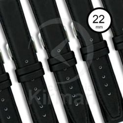 Surtido Correa Reloj Polipiel 22mm 139133N (10) Unidades Palencia Negra Cierre Hebilla