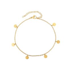 Tobillera Acero Dorado 20+5cm TAL0003DOXXXX Chapas