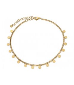 Tobillera Acero Dorado Mujer Liska CH047TB-D Chapas