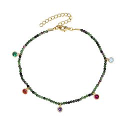Tobillera Bronce 20+5cm TBM0003DORZ Rubi Zoisita Charms