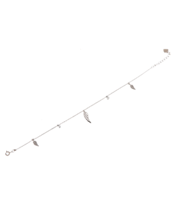 Tobillera Plata Mujer PTOB20 Alas Circonitas